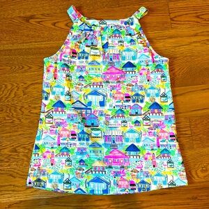 Lulu-B Tiki Hut Escape halter top XS